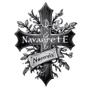 cross with the names Navarrete and Norris tattoo design idea