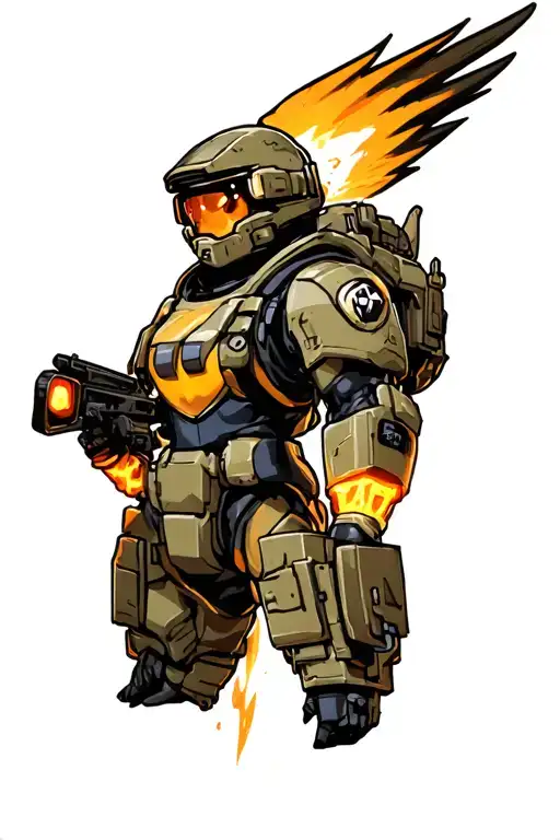 Helldivers tattoo design idea