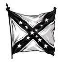 Rebel Flag tattoo design idea