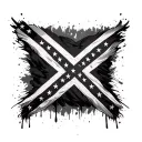 Rebel Flag tattoo design idea