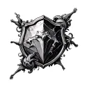 3 d philosophers stone tattoo design idea