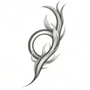 Filler Flames tattoo design idea
