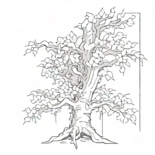 xxx tentacion poison tree with 999 under it  tattoo design idea