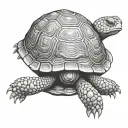 box turtle tattoo design idea