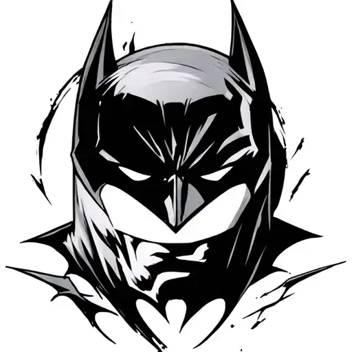 Batman logo tattoo design idea