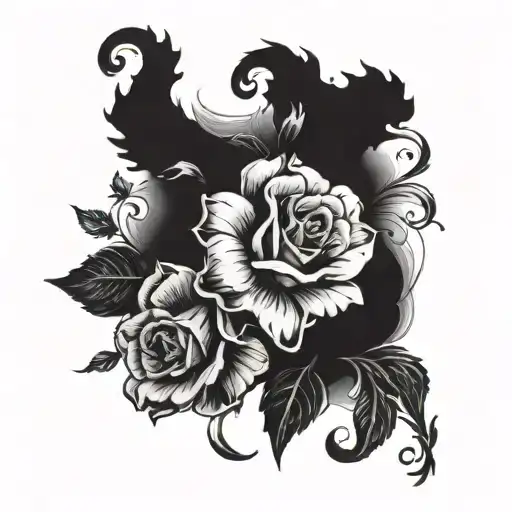 Loss of loved one tattoo design idea