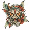 bipolar disorder related tattoo design idea