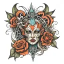 bipolar disorder related tattoo design idea