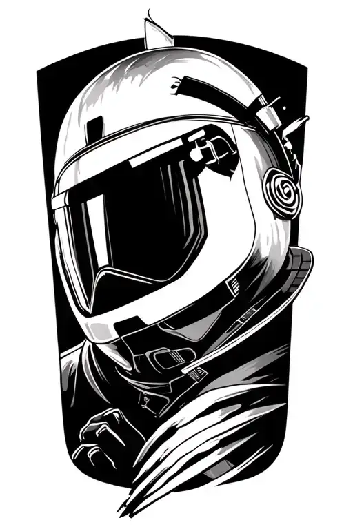 Music inspired tattoo design combining elements from Daft Punk, Marshmello, Avicii and Ozzy. tattoo design idea