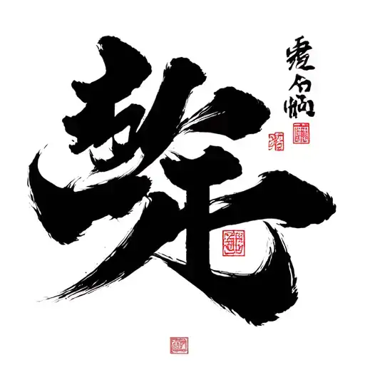 Chinese Word tattoo design idea