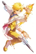 hunter x hunter kurapika chain tattoo design idea