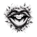 create a tattoo with dear Cameron Every time I see your face, my heart smilesEvery time it feels so good, it hurts some tattoo design idea