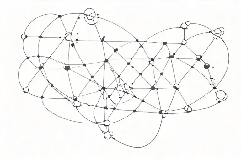 quantum physics tattoo design idea