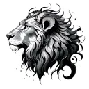 Leo Aries tattoo design idea