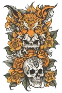 reversive tattoo design idea