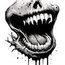 Zombie Bite tattoo design idea