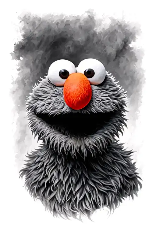 elmo tattoo design idea