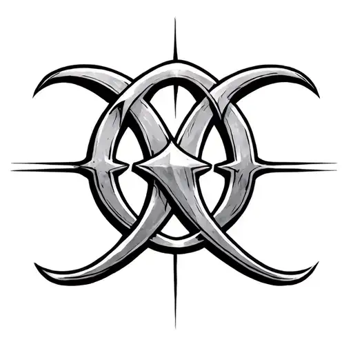 alpha omega symbol tattoo design idea