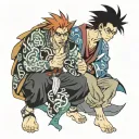 gojo satoru and yondaime  tattoo design idea