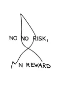 No Risk, No Reward tattoo design idea