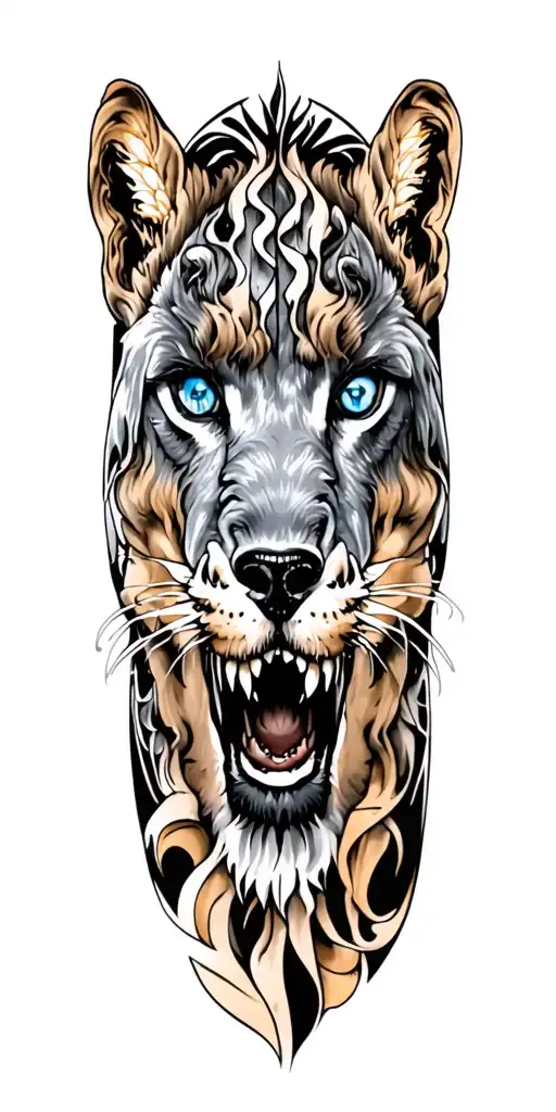 soul searching tattoo design idea