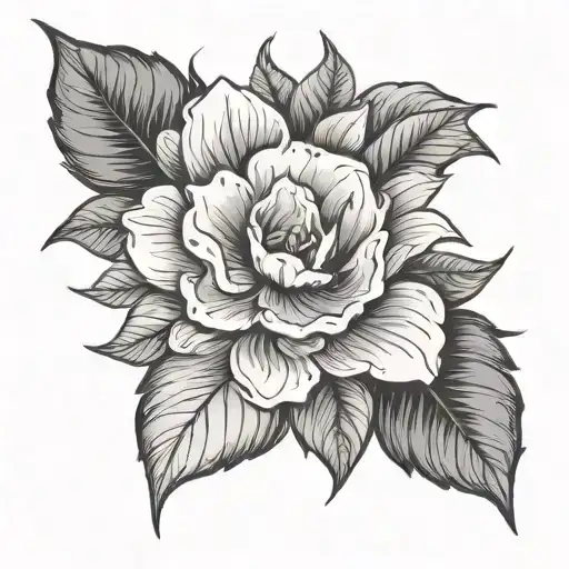 Create a minimalistic and natural PPPJ tattoo design for men. tattoo design idea