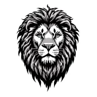 Rasta lion with dreadlocks tattoo design idea