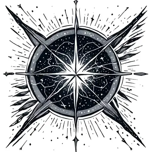 sirius star constellation tattoo design idea