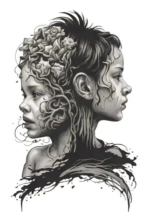 photography depression adhd resilience tolerance 4 children strength of mind tattoo design idea