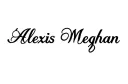 "Alexis Meghan" tattoo design idea