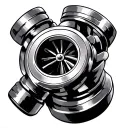 turbocharger camshaft tattoo design idea