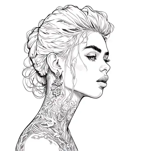 halsey tattoo design idea