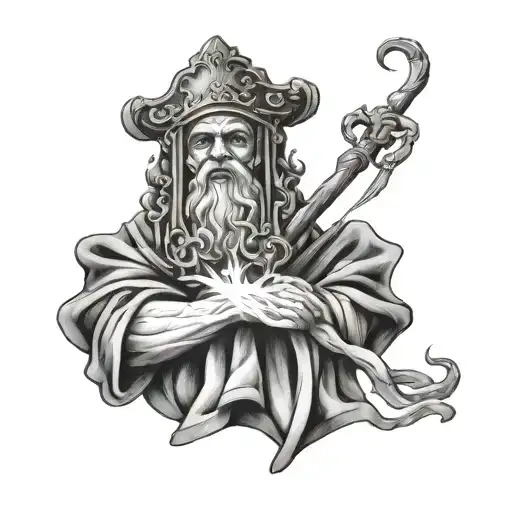 Glory to God alone tattoo design idea