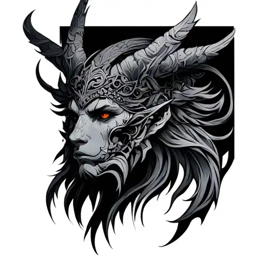 Enki tattoo design idea