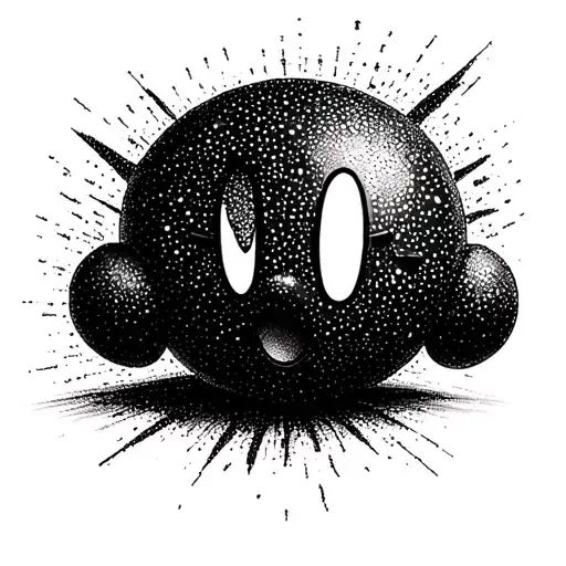 cybersigilism with hidden kirby tattoo design idea