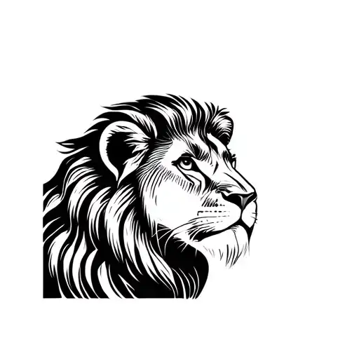 simba tattoo design idea