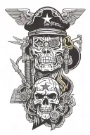 army ptsd tattoo design idea