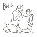 Best friend breakup secret love forever  tattoo design idea