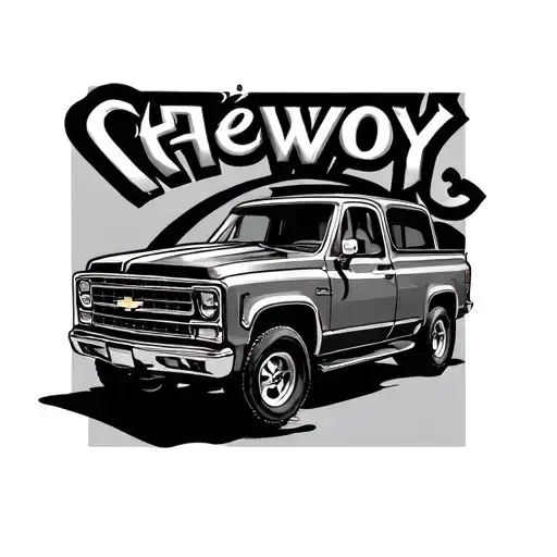 Chevy tattoo design idea