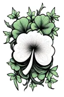 Shamrock tattoo design idea
