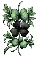 Shamrock tattoo design idea