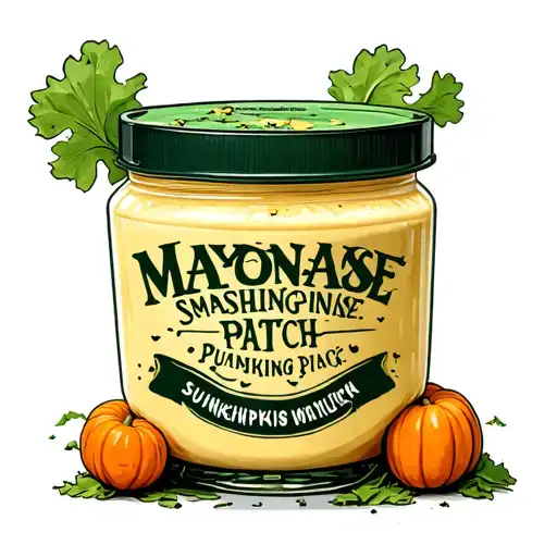 mayonaise from smashing pumpkin patch tattoo design idea