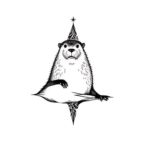 merry pippin otters isengard tattoo design idea