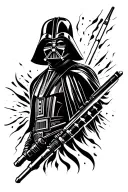 Darth Vader tattoo design idea