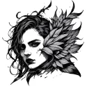 harsh and lavi tattoo design idea