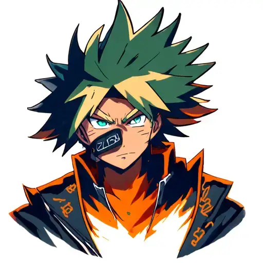 bakugo katsuki tattoo design idea