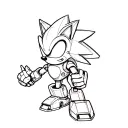 sonic the robot tattoo design idea