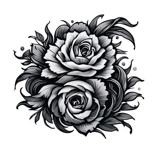 Meander tattoo design idea