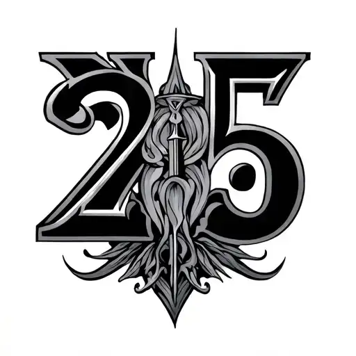 1985 Roman Numerals tattoo design idea