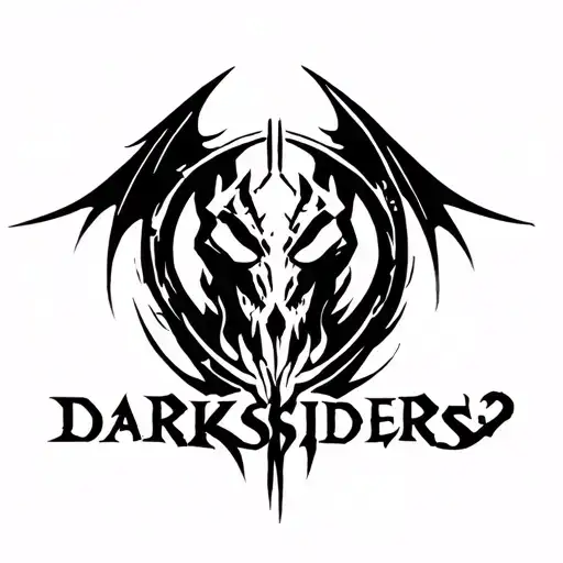 Logo Darksiders 2 tattoo design idea